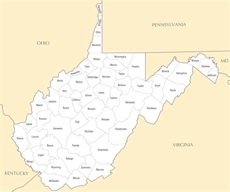 west county map